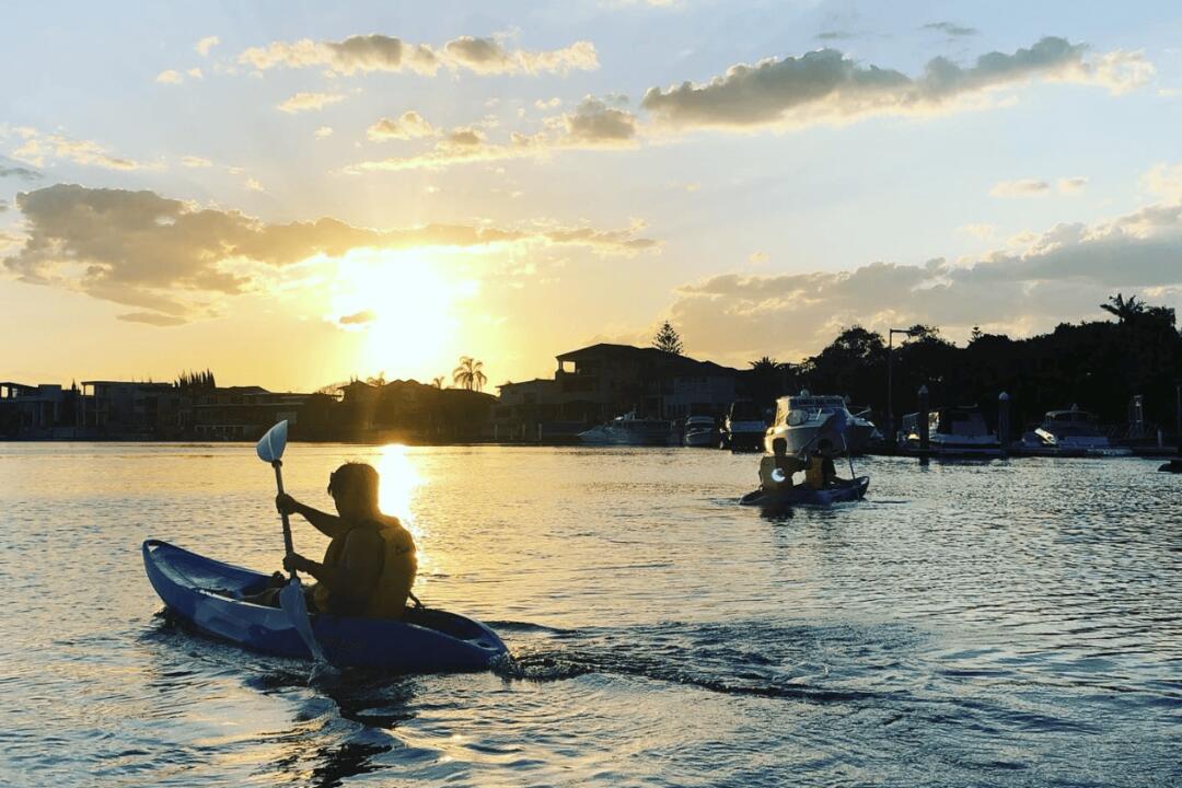 Dolphin and Stradbroke Island Kayak Tour Surfers Paradise QLD