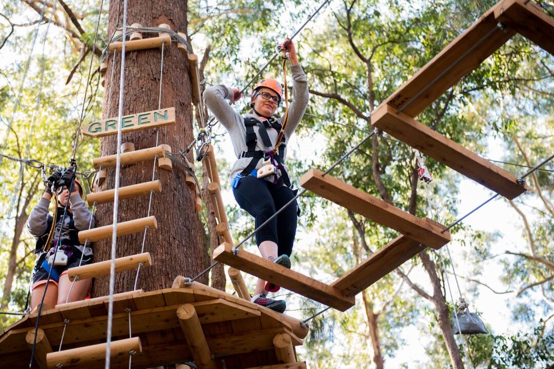 Treetops Ropes Course - Gift Voucher or Instant Booking - Yanchep WA