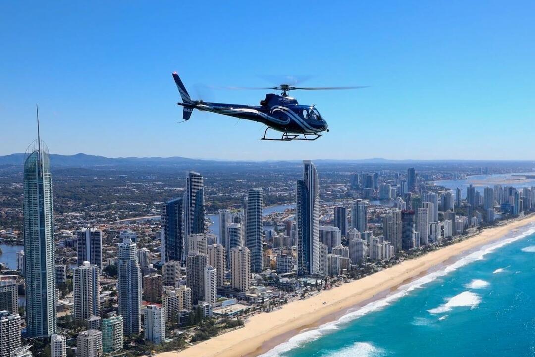 Heli Flight of the Gold Coast to Stradbroke Island - Gift Voucher or Instant Booking - Main Beach QLD