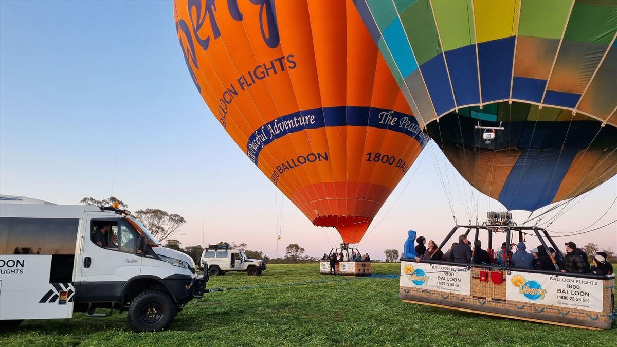 Avon Valley Sunrise Balloon Flight with Breakfast - Gift Voucher or Instant Booking - Northam WA