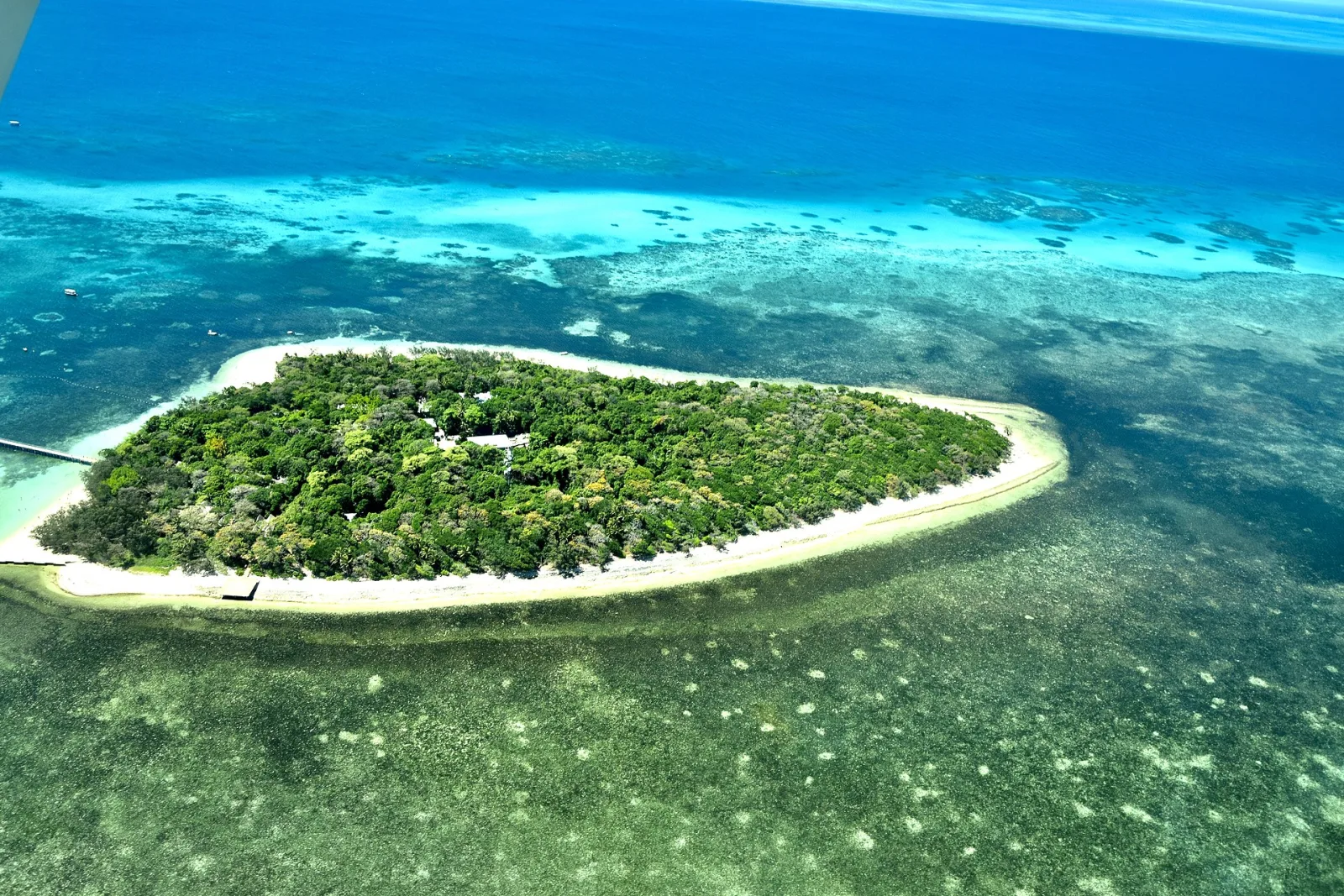 Great Barrier Reef off Cairns coast