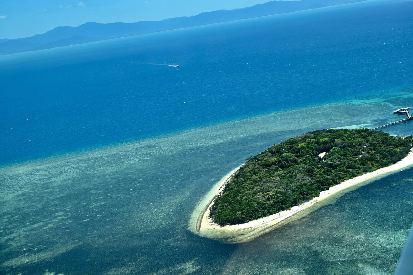The Great Barrier Reef off Cairns Coast