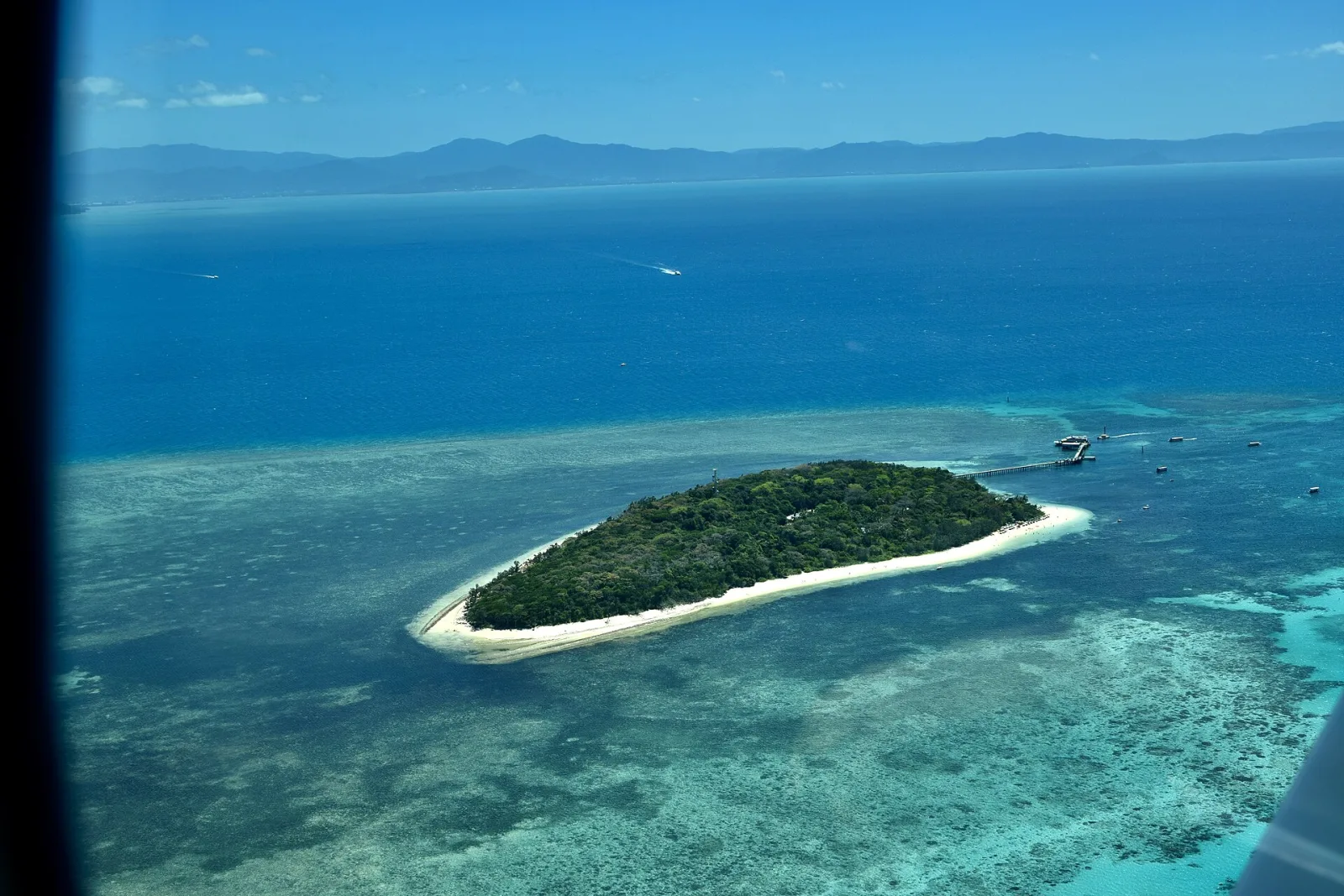The Great Barrier Reef off Cairns Coast