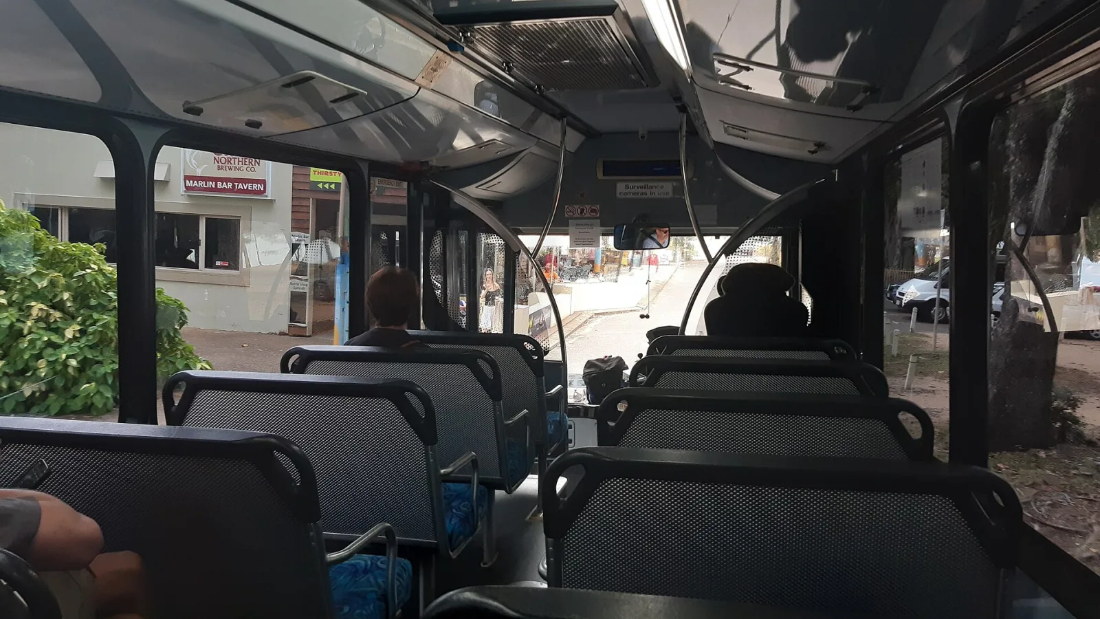 Curiously, if you pay the AUD $1 all-day ticket for the public bus in Townsville (on the mainland), you have to pay a separate $1 all-day bus ticket for the bus system on Magnetic Island. Even though they're operated by the same parent company.