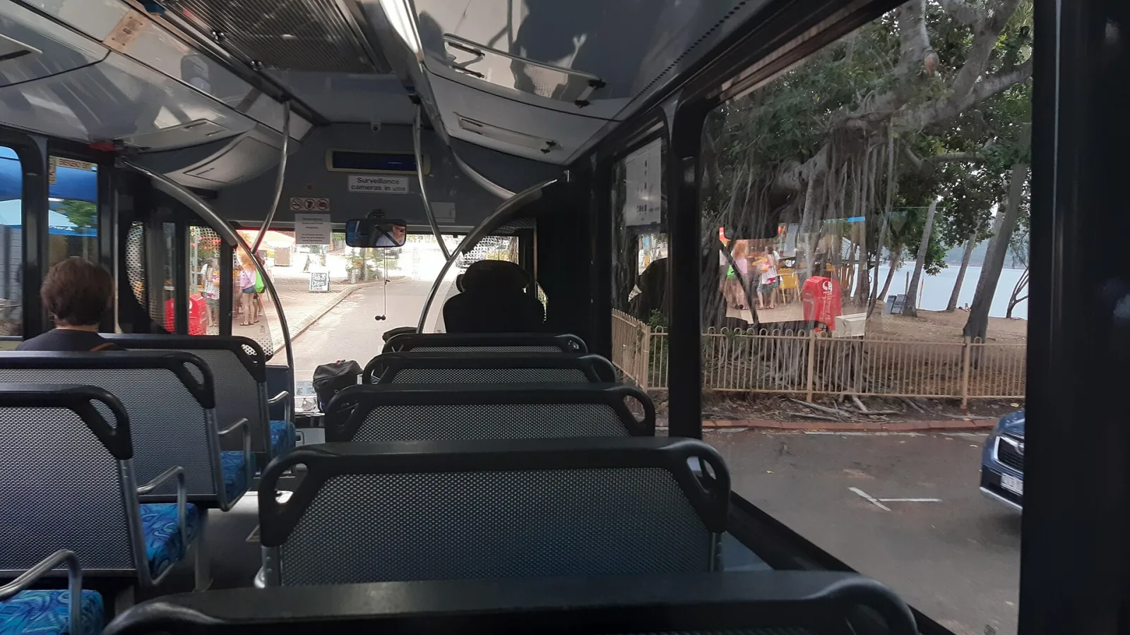Curiously, if you pay the AUD $1 all-day ticket for the public bus in Townsville (on the mainland), you still have to pay a separate $1 all-day bus ticket for the bus system on Magnetic Island. Even though they're operated by the same parent company.
