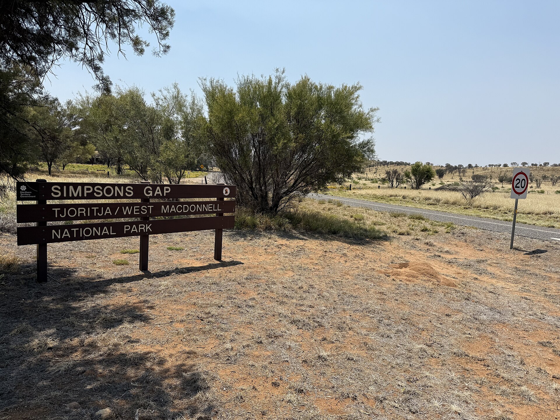 Simpsons Gap in the West MacDonnell National Park